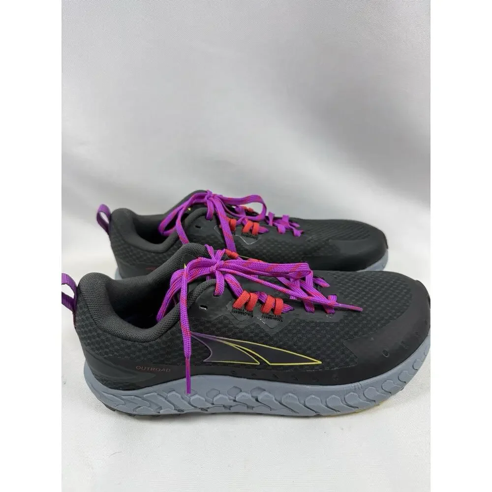 Altra Outroad Women’s Trail Running Shoes Black Purple US 9.5 EU 41